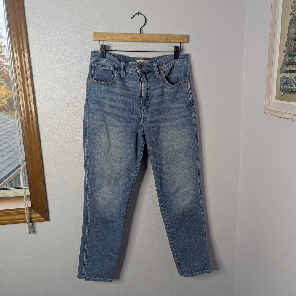 Madewell Stovepipe Jeans, Light Wash | Size 29
